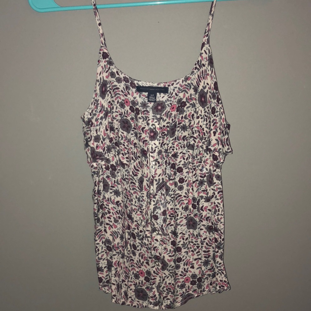 American Eagle Button Up Tank